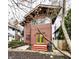 Backyard featuring wood siding, stairs, and a small yard at 622 E 37Th St, Indianapolis, IN 46205