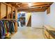 Unfinished basement with open ceiling and exposed ductwork for future customizations at 6761 E Woodland Ct, Mooresville, IN 46158