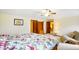 Large bedroom has ample closet space and access to adjacent rooms at 6761 E Woodland Ct, Mooresville, IN 46158