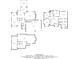 Floor plan showing layout and dimensions of the home's three floors and basement at 6761 E Woodland Ct, Mooresville, IN 46158