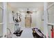 Dedicated home gym space featuring essential workout equipment for a healthy lifestyle at 6802 Carters Grove Dr, Noblesville, IN 46062
