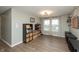 Spacious bonus room features hardwood floors, ample storage, and lots of natural light at 8160 Shaldon Ct, Zionsville, IN 46077