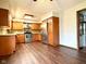 Spacious kitchen featuring modern appliances, generous cabinet space, and open layout at 8616 Old Dominion Ct, Indianapolis, IN 46231
