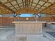 Outdoor cabana featuring a unique bar area with seating at 919 Oak Park Dr, Shelbyville, IN 46176