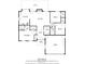 Detailed floor plan of a single-story home, showcasing room layouts, dimensions, and total square footage at 919 Oak Park Dr, Shelbyville, IN 46176