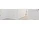 Hallway with a door that has white trim and neutral carpet at 9222 Anthem Ave, Plainfield, IN 46168