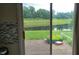 View of the outdoor patio and water view at 10629 Simsbury Ct, Indianapolis, IN 46236