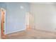 A spacious bedroom featuring access to a full bathroom and closet, providing comfort and convenience at 11631 Tucker Ct, Indianapolis, IN 46229