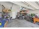 Spacious two car garage with overhead storage at 13351 Grosbeak Ct, Carmel, IN 46033