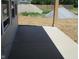 Concrete patio with a view of the backyard at 1426 Redwood Dr, Crawfordsville, IN 47933