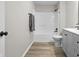 Well-maintained bathroom with clean lines, modern fixtures, and a bright, airy atmosphere at 1463 Rebecca Ln, Franklin, IN 46131