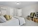Bright bedroom featuring soothing colors, plush carpeting, and elegant furnishings for relaxation at 1463 Rebecca Ln, Franklin, IN 46131