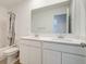 Bathroom featuring double sinks with new fixtures and a shower-tub combination at 15702 Cobbs Crk Ln, Noblesville, IN 46060