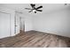 Spacious bedroom with wood-look flooring at 2209 Carrollton Ave, Indianapolis, IN 46205