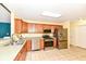 Well-equipped kitchen featuring stainless steel appliances and ample counter space at 229 Waterford Ct, Avon, IN 46123