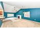 Bright living room showcasing a fireplace and open access to the kitchen area at 229 Waterford Ct, Avon, IN 46123