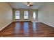 Comfortable living room showcasing hardwood floors, natural light, and easy access at 2606 Bristlecone Dr, Indianapolis, IN 46217