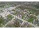 Wide aerial shot showcasing the neighborhood and surrounding community amenities at 3924 E 30Th St, Indianapolis, IN 46218