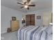 Bedroom with great natural lighting and easy access to the ensuite bath at 5524 Coventry Park Way, Indianapolis, IN 46237