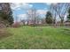 Large backyard with mature trees and plenty of open space at 5945 Mcfarland Rd, Indianapolis, IN 46227