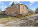 Two-story brick home with a partial view of a fenced yard at 6436 E Hadley Rd, Mooresville, IN 46158