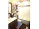 Bathroom with tiled floors, a shower/tub combo, and a sink at 709 Braugham Rd, Indianapolis, IN 46227