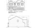 Craftsman style exterior elevation features a basement, garage, and traditional design elements at 717 Lake Vista Dr, Columbus, IN 47201