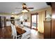 Eat-in kitchen featuring stainless steel appliances, and access to the backyard at 7608 Andrew Turn, Plainfield, IN 46168