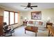 Comfortable living room featuring large windows and natural light at 7608 Andrew Turn, Plainfield, IN 46168