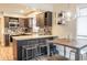 Kitchen featuring stainless steel appliances, granite countertops, and a breakfast bar at 8737 Chateaugay Dr, Indianapolis, IN 46217