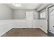 Finished bonus room featuring hardwood floors and modern trim work at 10129 Guilford Ave, Carmel, IN 46280