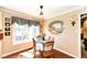 Charming breakfast nook with a view, featuring natural light, a window and a wall mural at 1153 Diablo Rd, Greenwood, IN 46143