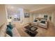 Spacious basement with comfortable seating, pool table, and plenty of room for entertaining at 12332 Cobblefield Ct, Fishers, IN 46037