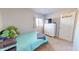 Cozy bedroom with a single bed, dresser, and playful decor at 126 Windemere Rd, Whiteland, IN 46184