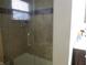 Bathroom with a stand up shower, neutral tile and glass door at 13065 Allman Dr, Mooresville, IN 46158