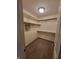 Walk-in closet with built-in shelving offers ample storage space at 1317 Mulberry Ct, Greenfield, IN 46140