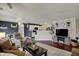 Bright living room with hardwood floors, a soft rug, and an open layout at 14444 Black Farm Dr, Noblesville, IN 46060
