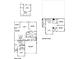 Detailed floor plan showing the layout of the first and second floors at 1571 Beyers St, Fortville, IN 46040