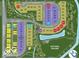 Site map of the community with lot numbers at 16375 Burlwood Dr, Westfield, IN 46074
