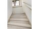 Carpeted stairway leading to upper level at 1818 Central Ave, Indianapolis, IN 46202