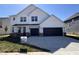 Charming two-story white home with a two-car garage, landscaped yard, and a welcoming front porch at 18944 Seaforth Way, Westfield, IN 46074