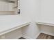 Bright office area with white countertops and wood floors at 18944 Seaforth Way, Westfield, IN 46074