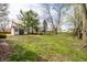 Green backyard featuring a shed with space for gardening and outdoor enjoyment at 2034 Milburn Dr, Brownsburg, IN 46112