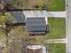 Aerial view showing roof, driveway and lawn at 2249 N Centennial St, Indianapolis, IN 46222
