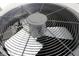 Close-up view of the fan grill and blades of an outdoor central air conditioning unit at 42 White Lick Dr, Indianapolis, IN 46227