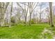 Expansive backyard featuring mature trees and green grass at 4451 N Washington Blvd, Indianapolis, IN 46205