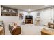 Large finished basement featuring comfortable seating, a TV area, and ample space at 4451 N Washington Blvd, Indianapolis, IN 46205