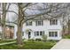 Traditional white home with dark shutters and a mature tree in a quiet residential neighborhood at 4451 N Washington Blvd, Indianapolis, IN 46205