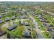 Aerial view of a quiet residential neighborhood with tree-lined streets and well-kept homes at 5124 Mccray St, Indianapolis, IN 46224