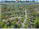 Aerial view of a neighborhood and homes with close proximity to the Indianapolis Motor Speedway at 5124 Mccray St, Indianapolis, IN 46224
